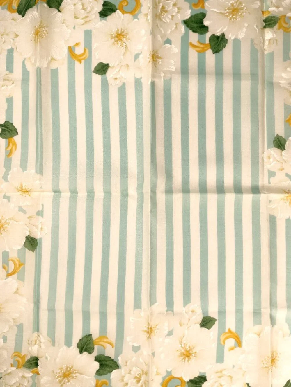 NWT 49AV Junko Shimada Cotton Floral Scarf